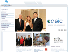 Tablet Screenshot of camaracosmetica.cl
